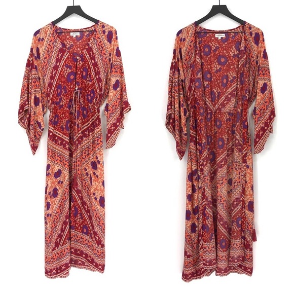 ARNHEM Sunbird Kimono Orange Purple Cream S - Picture 2 of 10